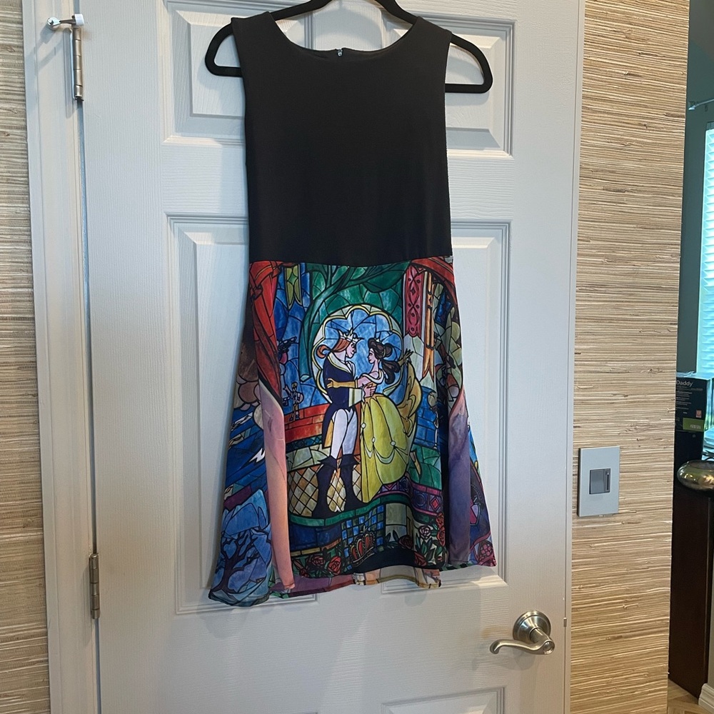 Disney Beauty And The Beast Skater Dress. - image 1